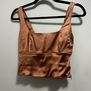 Wilfred Shine Bustier in heirloom pink